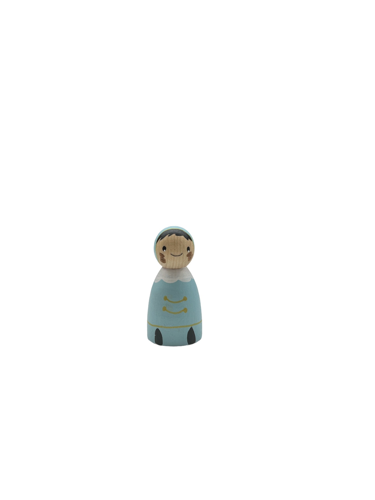 Atelier-Nouk | Houten Poppetje | Piet | Pastel Tinten