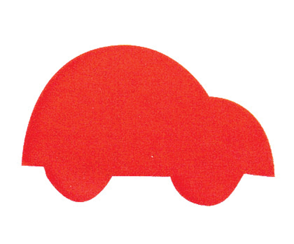 Bouhon | Plakfiguur | Auto | 10 kleuren | 200 Stuks