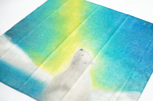 Laura's Play Cotton x Lot Bouwens | Speeldoek | 50 x 50 | IJsbeer