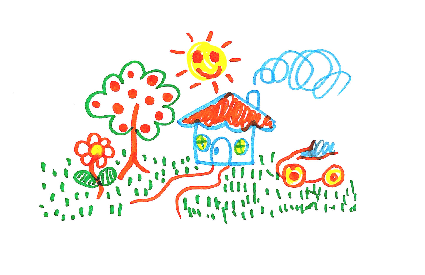 Créa Lign' | Mijn Eerste Viltstiften | 8 Stuks