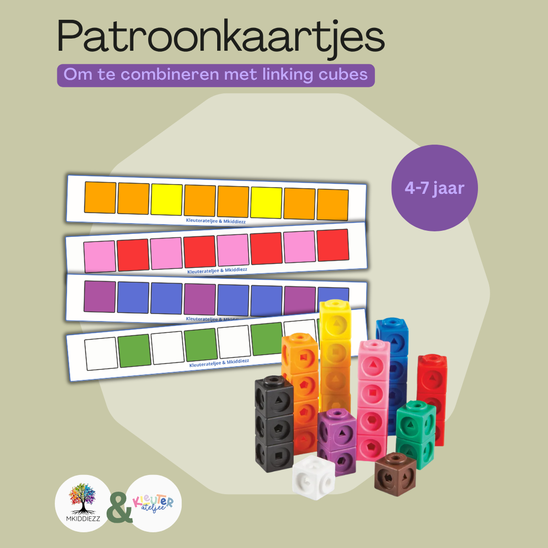 Printable - Patroonkaartjes | Mkiddiezz & Kleuterateljee
