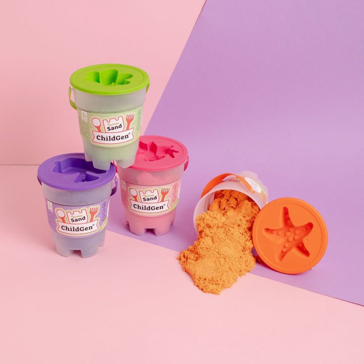 ChildGen® | Magisch Zand | Oranje | 500 gram