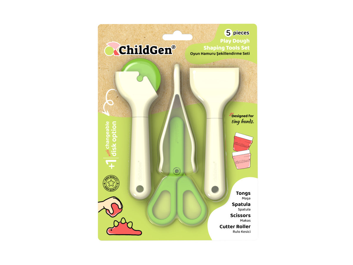 ChildGen® | Klei Modeleer Set | Sand - Groen