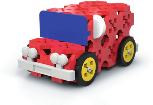 Trefl | Connect | Bouwblokken S | Cabriolet / Bezorgbusje | stuks