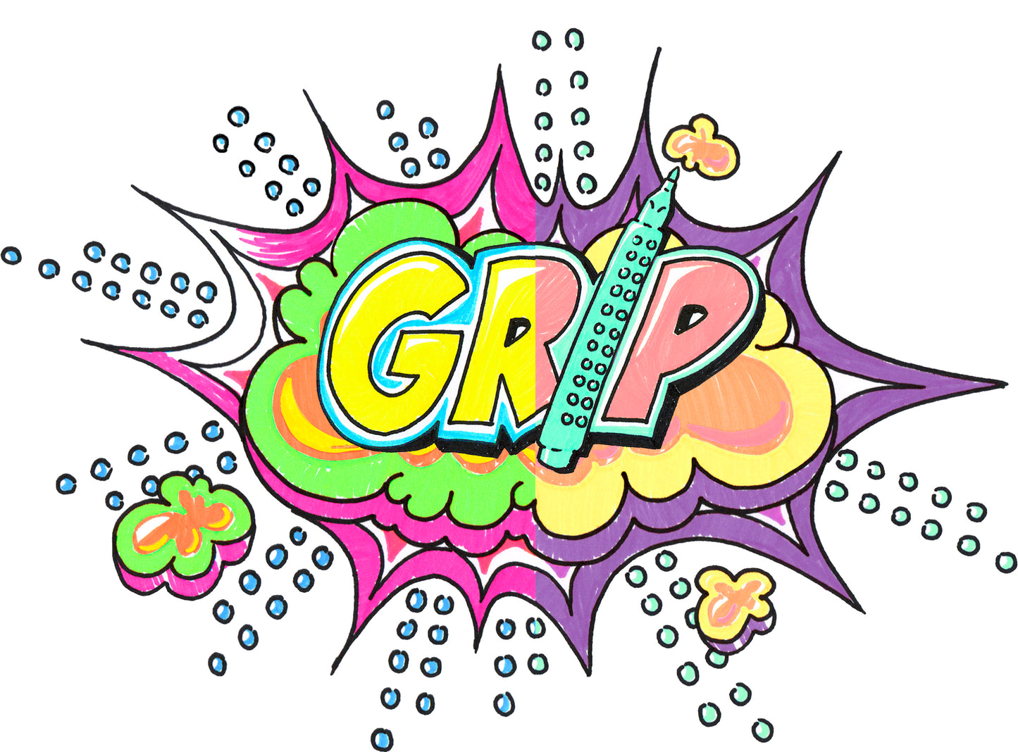 Faber-Castell | Viltstift | Grip | Neon & Pastel | 10 Stuks (Stap 2)