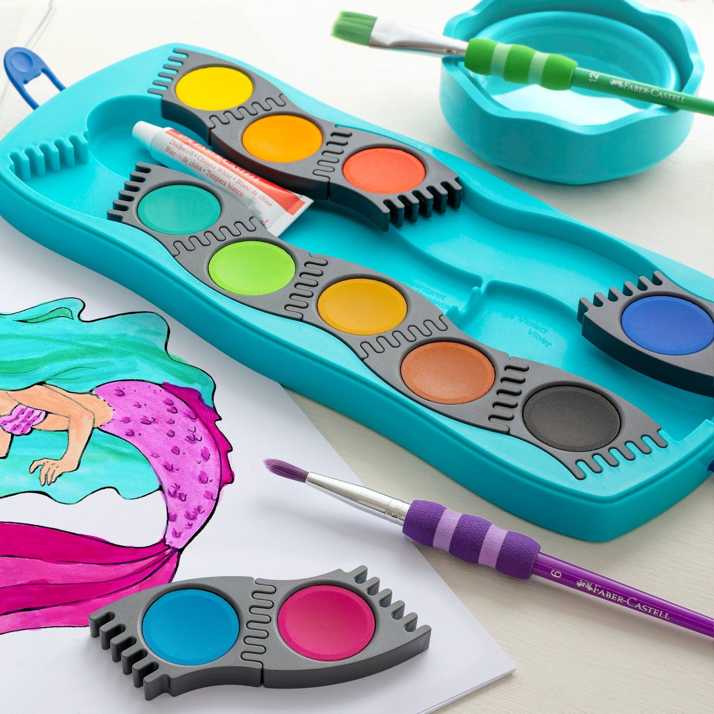 Faber-Castell | Waterverfdoos | Regenboog