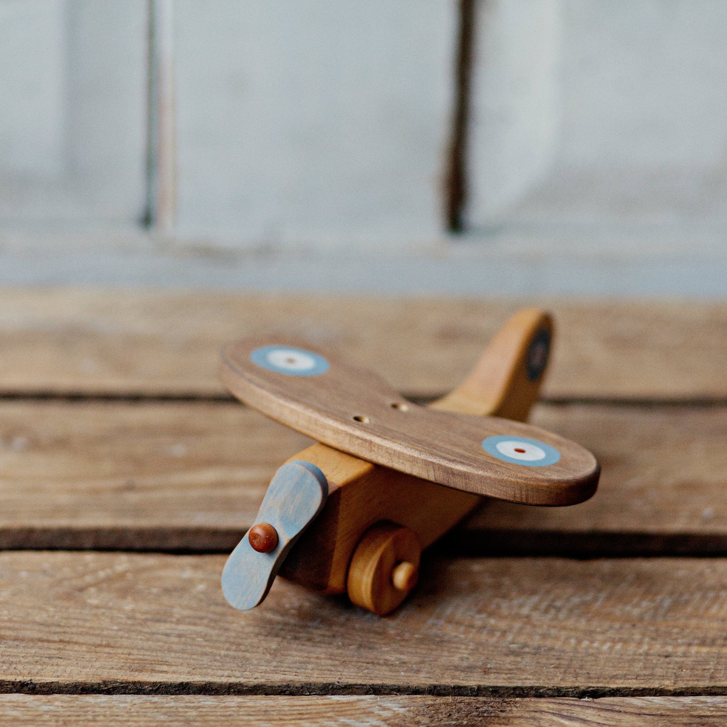 Friendly Toys | Houten Vliegtuig (3+)