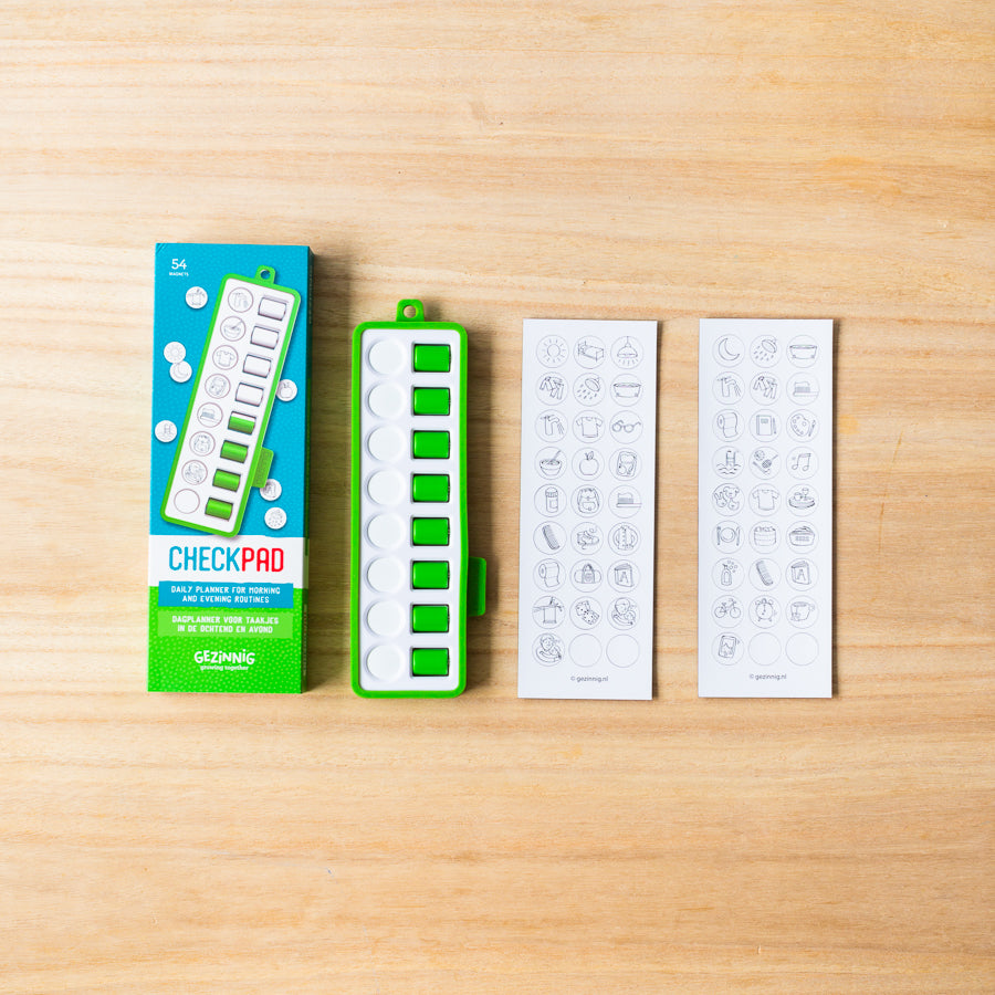 Gezinnig | Checkpad | Diverse Kleuren