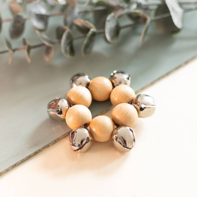 MusikGlück | Houten Rammelarmband