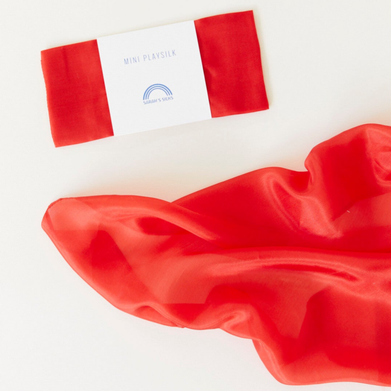 Sarah's Silks | Speelzijde | Mini | Rood