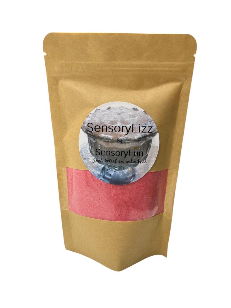 Sensoryfun | Fizz | Zakje | Rood | 240 ml