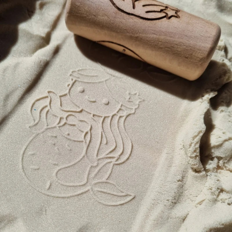 Kiddi | Houten Roller | Klein | Zeemeermin