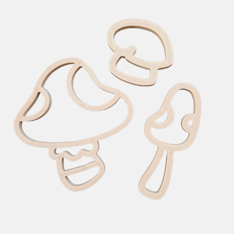 Kiddi | Uitsteker | Set | Paddenstoelen