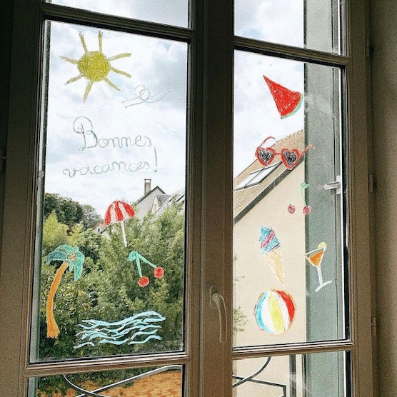 Kitpas | Raamkrijt | Medium | 12 Stuks