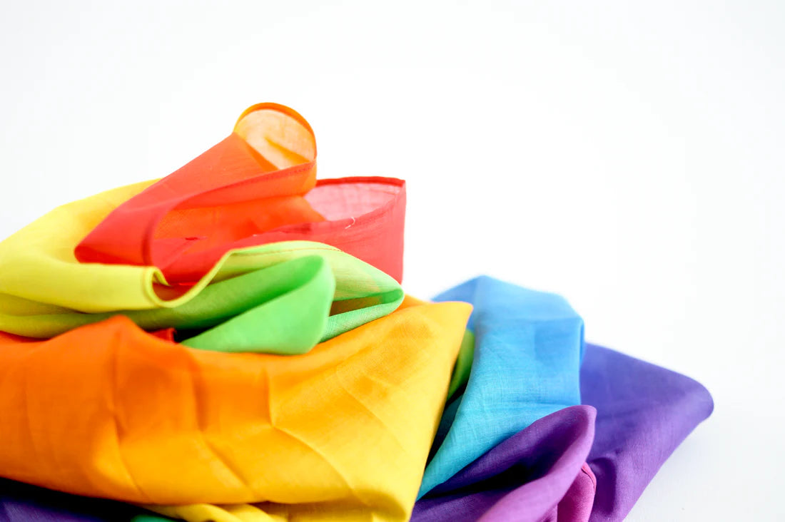 Laura's Play Cotton | Speeldoek | 145x145 cm | Regenboog