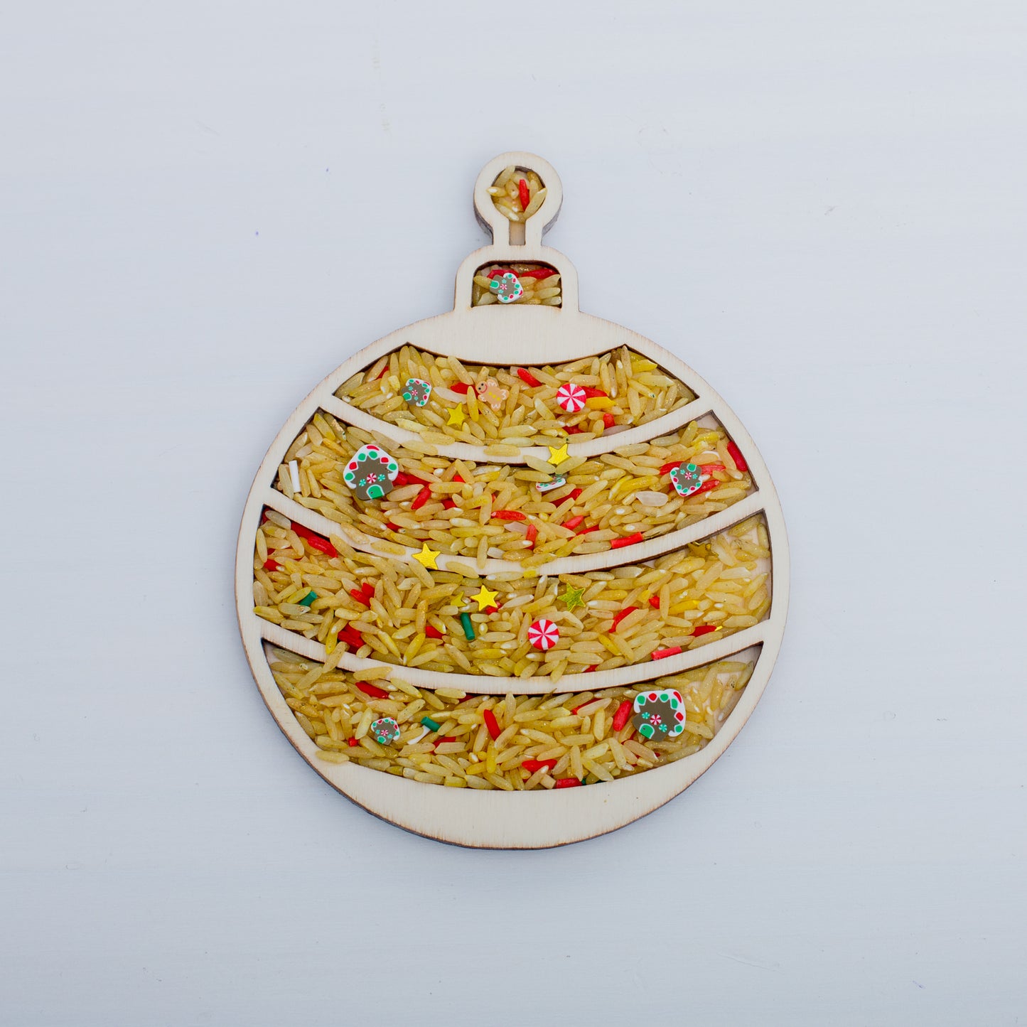 Leukmetletters | Vulvorm | Kerstbal