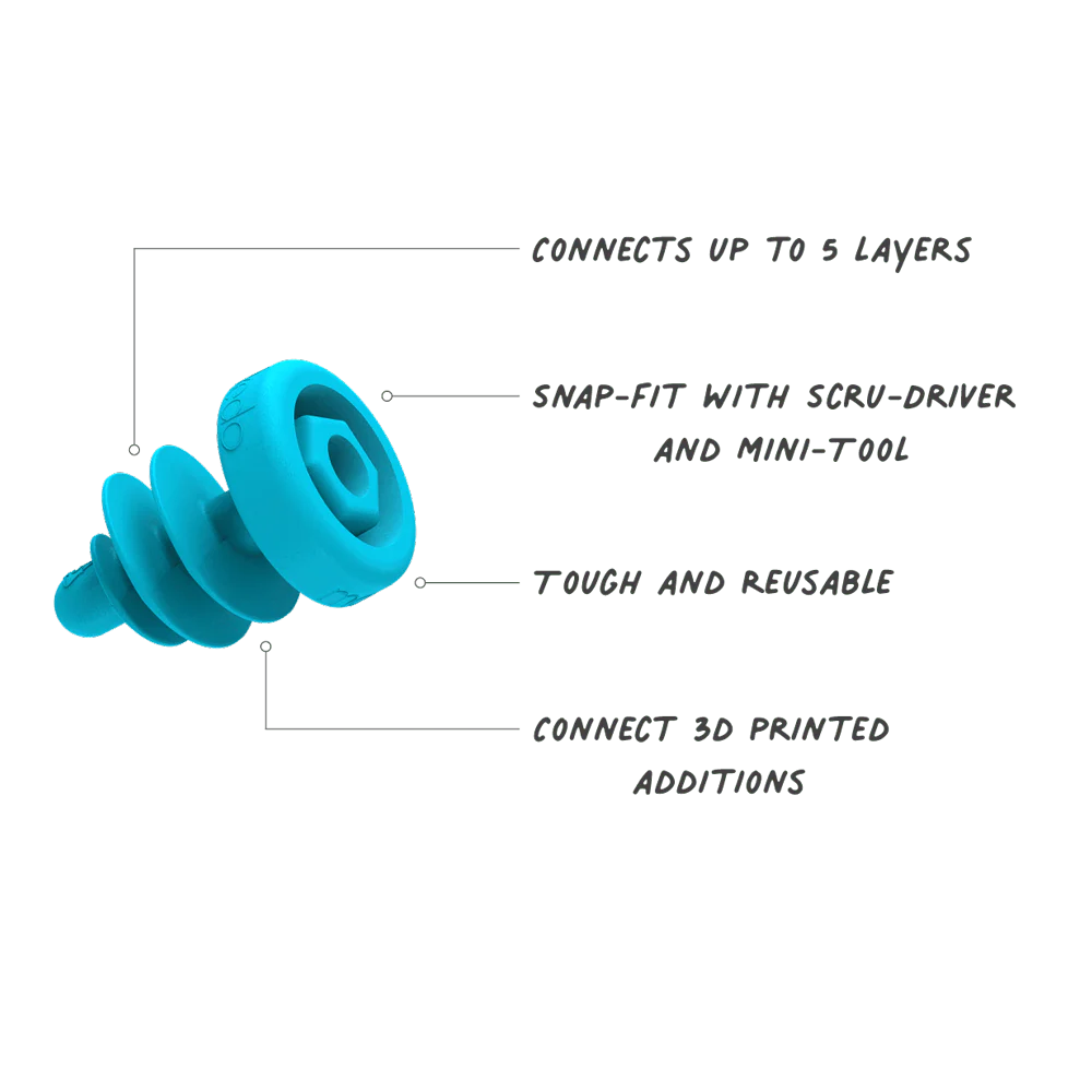 Makedo | Schroeven combi-set | 160 stuks