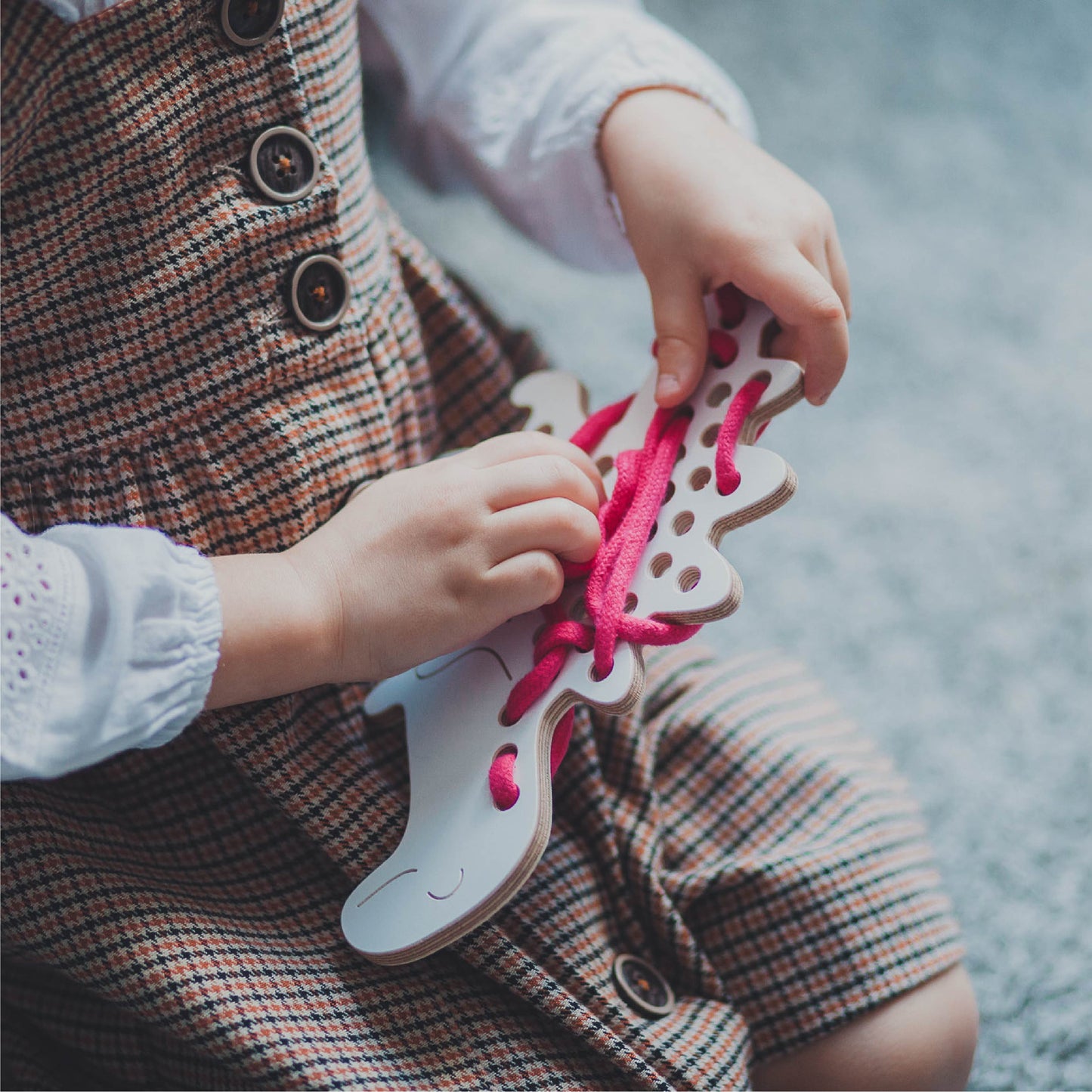 Milin | Rijgbord | Groot | T-Rex