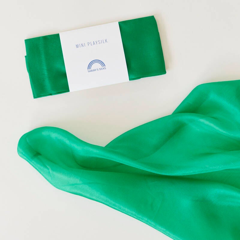Sarah's Silks | Speelzijde | Mini | Groen
