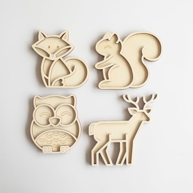 Studio de Rijk | Vulvorm | Mini Set | Bosdieren