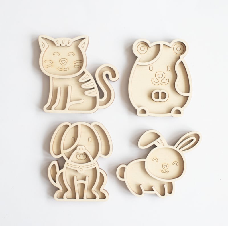 Studio de Rijk | Vulvorm | Mini Set | Huisdieren