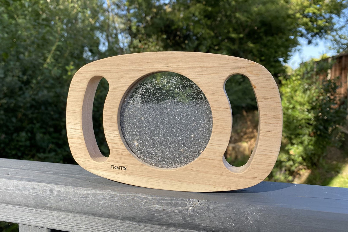 Ontdekkingsframe – Glitter zilver | TickiT (kopie)
