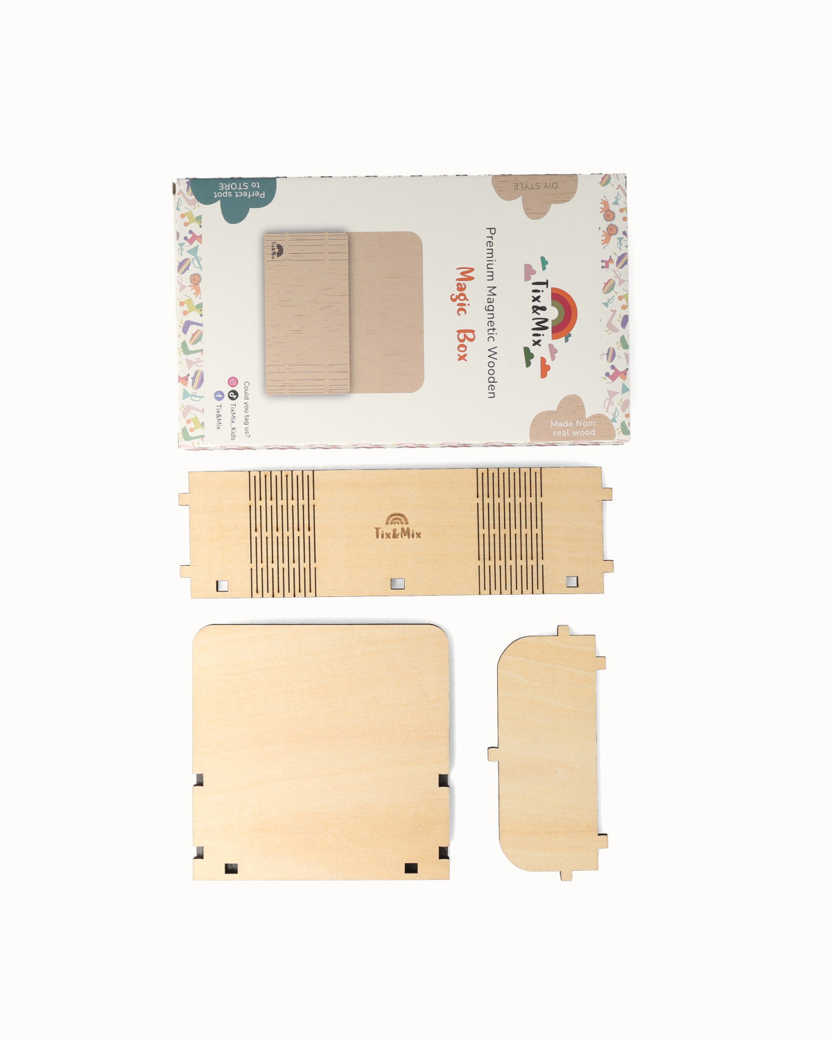 Magnetisch Bakje voor Magneetbord | Tix&Mix