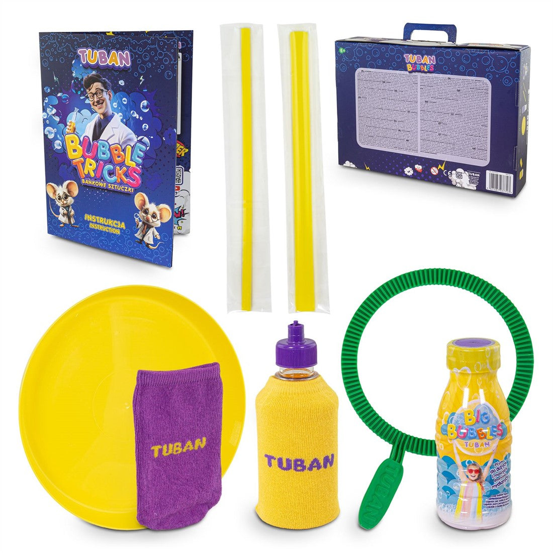 Tuban | Zeepbellen Set | 10 Truckjes