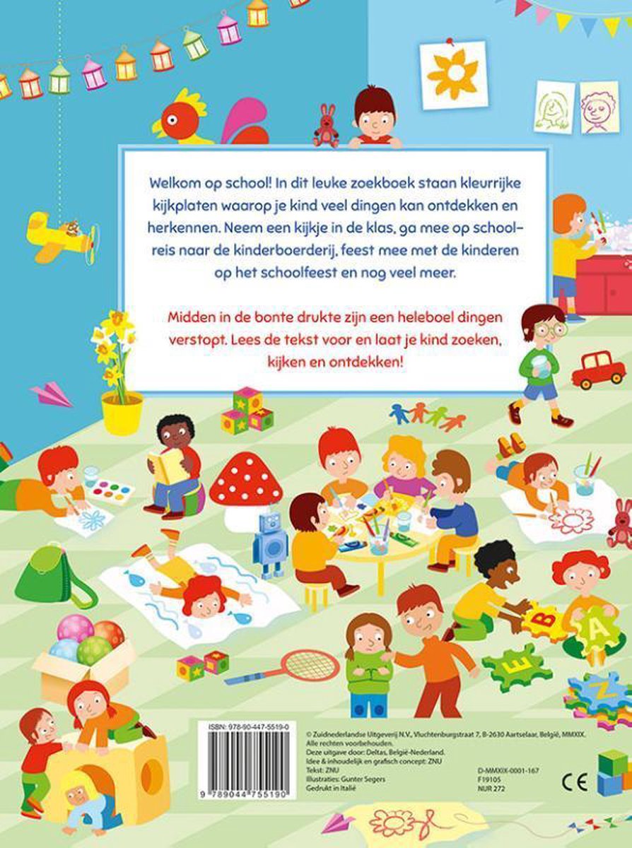 Uitgeverij Deltas | We Gaan Naar School Kijk- en Zoekboek