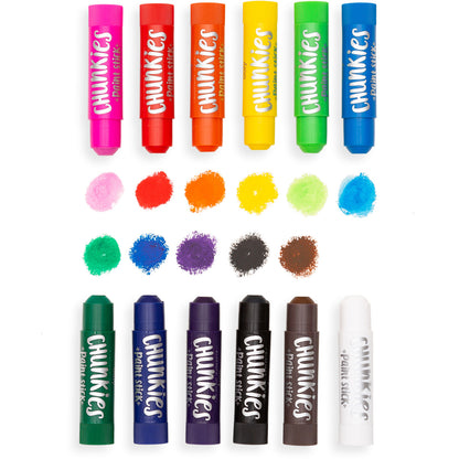 Ooly | Chunkies | Verfstiften | Classic | 12 Stuks