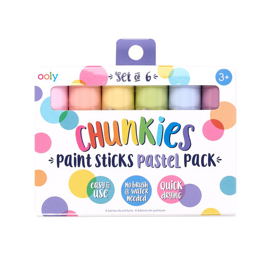 Ooly | Chunkies | Verfstiften | Pastel | 6 Stuks