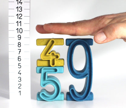 Wissner | Stapelcijfers | Montessorikleuren | 34 Stuks