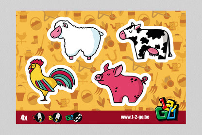 1-2 Go | Schoenstickers | Boerderij