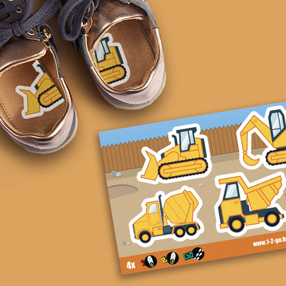 1-2 Go | Schoenstickers | Bouwwerf