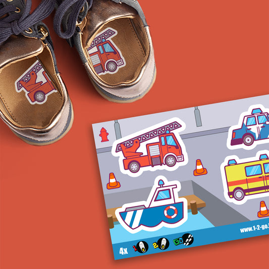 1-2 Go | Schoenstickers | Hulpvoertuigen