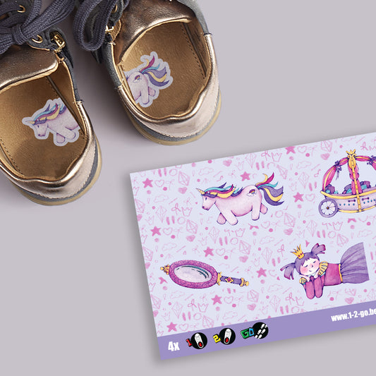 1-2 Go | Schoenstickers | Prinsessen