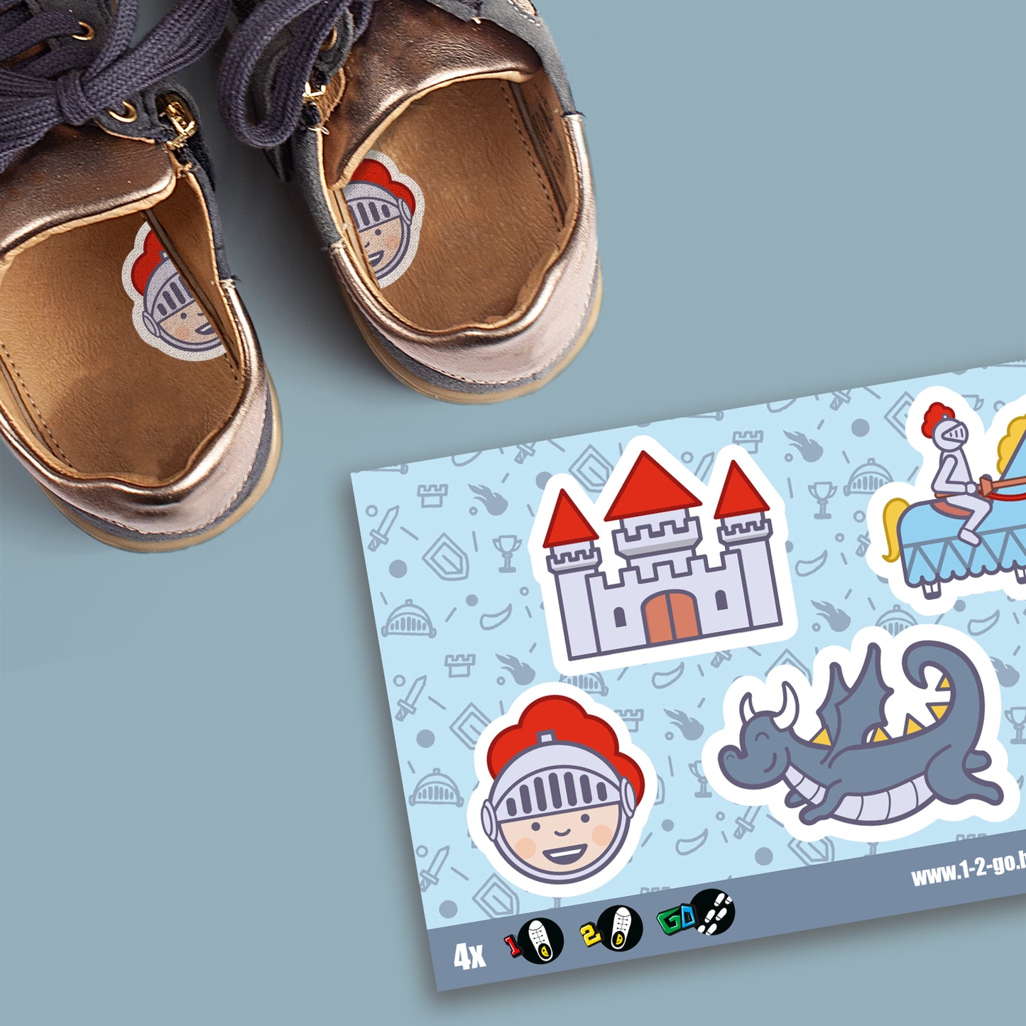 1-2 Go | Schoenstickers | Ridders