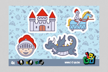 1-2 Go | Schoenstickers | Ridders