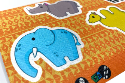 1-2 Go | Schoenstickers | Safari