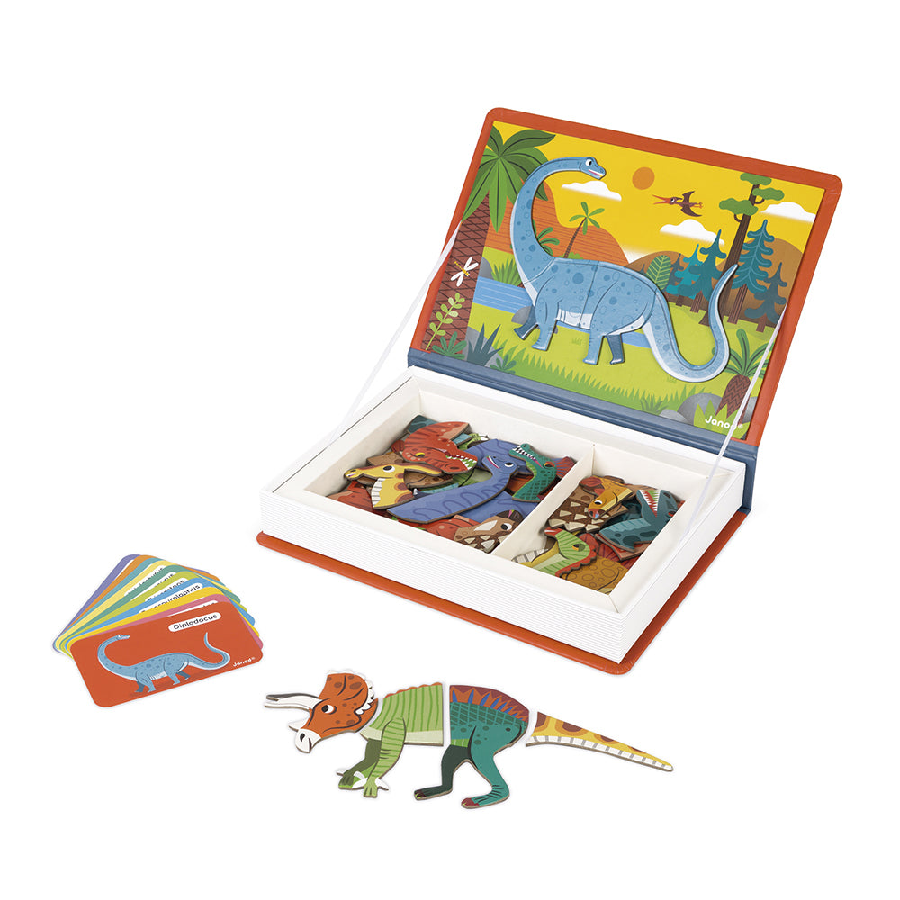 Janod | Magnetibook | Dinosaurus