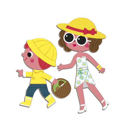 Janod | Magnetibook | 4 seizoenen