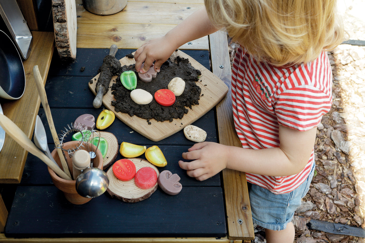 Sensorische Speelstenen - Pizza Toppings | Yellow Door