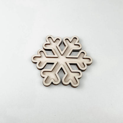 Leukmetletters | Vulvorm | Sneeuwvlok