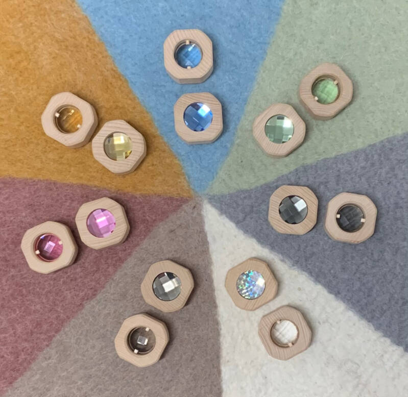 Papoose Toys | Raamschijven | Earth | 15 stuks
