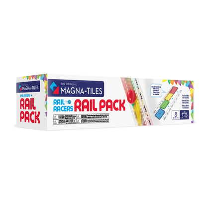 MAGNA-TILES | Rail Racers | Rail Pack | 8 stuks