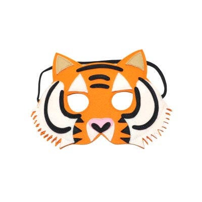 Jolly Designs | Vilten Kindermasker | Tijger