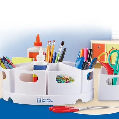 Opbergorganizer met uitneembare bakjes – wit | Learning Resources