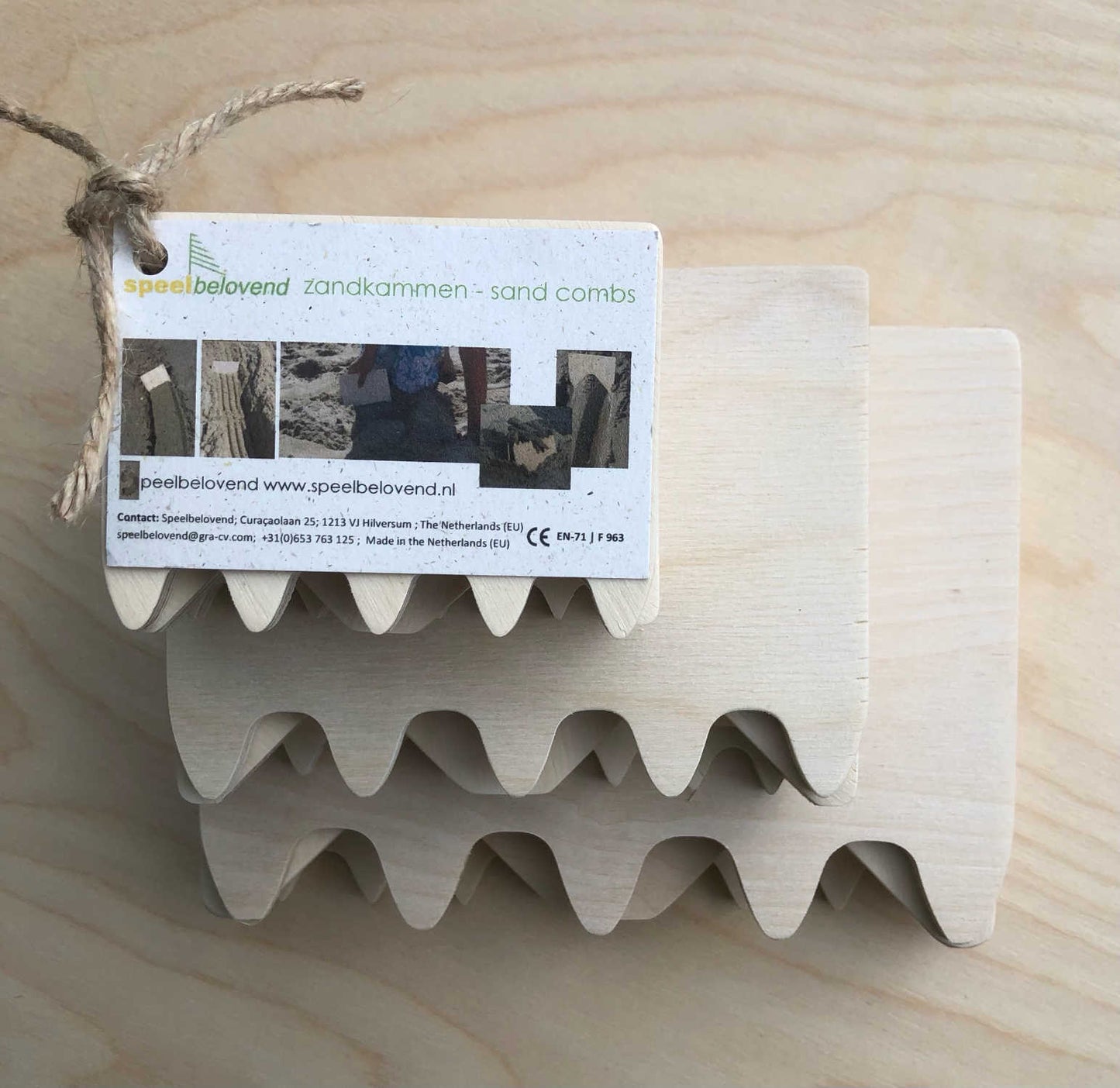 Speelbelovend | Zandkammen | S