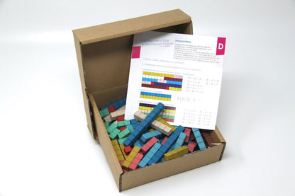 Wissner | Rekenstaven | Montessori kleuren | 100 stuks