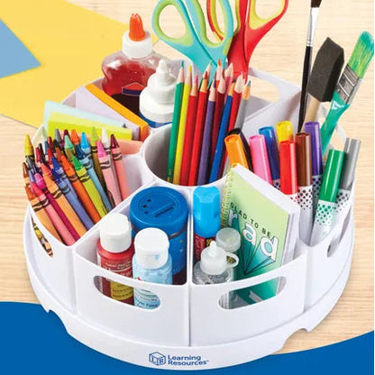 Opbergorganizer met uitneembare bakjes – wit | Learning Resources